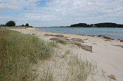 La plage de Toul-Gwenn à l'Île-Grande