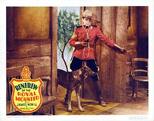 Lobby card for Renfrew of the Royal Mounted (1937)