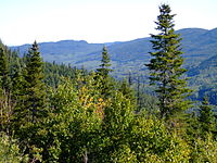 Paysage de la réserve faunique des Laurentides