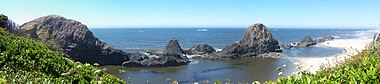 Seal Rock State Wayside, Oregon. 1989