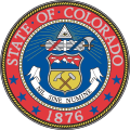 Seal of the State of Colorado in the United States.