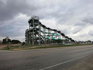 The Splashway Waterpark is on US 90A in Sheridan.