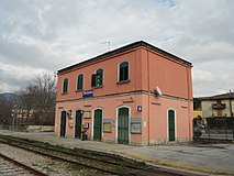 Fisciano station, located in Lancusi