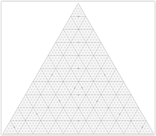 Ternary graph paper