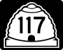 State Route 117 marker