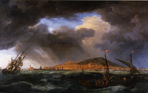 Le Port de Sète sous la tempête, Claude Joseph Vernet.