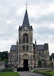 The church of Laval-en-Laonnois