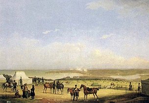 Русский лагерь под Варной, 1829 год. Картина с натуры[7]