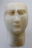 Alabaster head (Louvre)