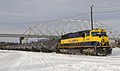 Image 49A train in Alaska transporting crude oil in March 2006 (from Rail transport)
