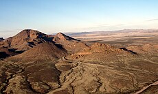 North side of Antelope Pass through the Peloncillo Mountains from the San Simon Valley