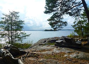 Vy från Värmdö mot sydväst