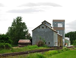 Grain elevator in Ballston