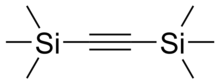 Skeletal formula of bis(trimethylsilyl)acetylene