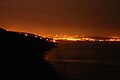 Vue nocturne de Boulogne-sur-Mer