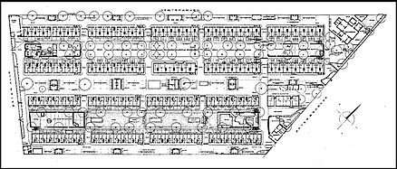 Plan de Brumleby (établi vers 1855).