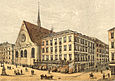 Café français in Leipzig um 1850