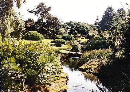 The rock garden at the Royal Botanic Garden Edinburgh