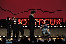 Éric Antoine en plein numéro à l’auditorium Stravinski lors de la Saison Culturelle de Montreux en 2010.