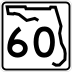 State Road 60 marker