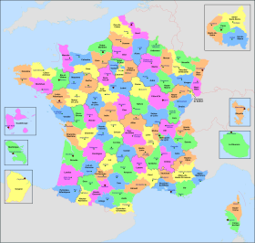 Localisation de Département