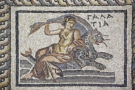 Gaziantep Zeugma Museum Galatea mosaic