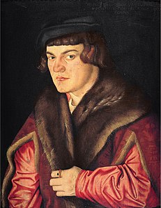 Hans Baldung: Autorretrato, (1526).