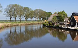 View to the Oostdijk in Hobrede