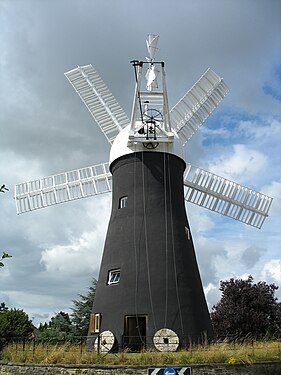 The fully restored mill in July 2013