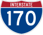 Interstate 170 marker