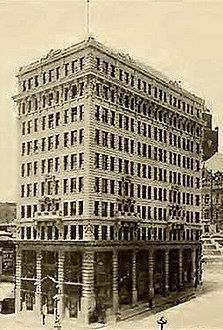 International Savings & Exchange Bank Building (1907) SW corner of Temple/Spring