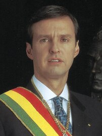 Jorge Quiroga Ramírez (2001-2002) sucesor de Hugo Banzer Suárez