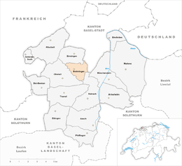 Bottmingen – Mappa