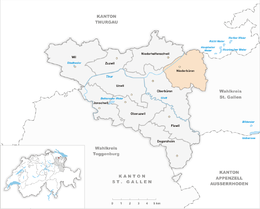 Niederbüren – Mappa