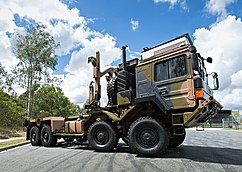 An HX77, one of the first LAND 121 vehicles to be handed over to the Australian Army in 2016