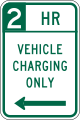 R7-114 2 hr vehicles charging only