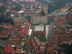 Vista panoramica dal castello superiore