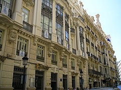 Casas Cabot, en la calle Marqués de Molins