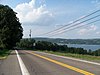 NY 174 with Otisco Lake in view