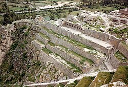 Blick auf Ollantaytambo