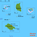 Map of Pitcairn Islands