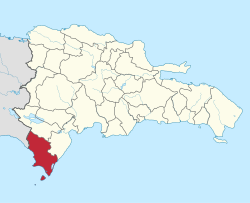 Location of the Pedernales Province
