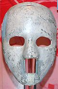 Goaltender mask worn by Jacques Plante