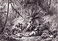 Image 4Leclerc's veterans storm Ravine-a-Couleuvre (Snake Gully) in 1802. (from History of Haiti)