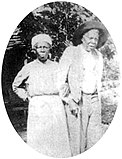 Redoshi (left) with her husband
