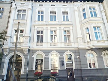 Renovated main elevation