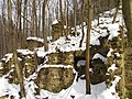 Mühlenruine unterhalb der Burg