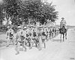 Colonne d’infanterie portugaise, le 24 juin 1917.