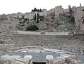 Roman theatre and Moorish fort in Malaga, November 2017