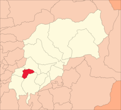 Location of Yarumayo within Huánuco